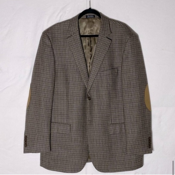 Alfred Alfred Sung Moores Luxury Wool Blazer Suit Jacket 46L - Picture 11 of 11
